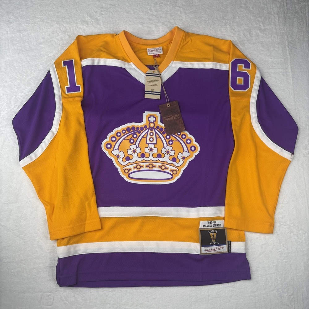 MITCHELL & NESS LOS ANGELES KINGS Medium MARCEL DIONNE POWER PLAY JERSEY